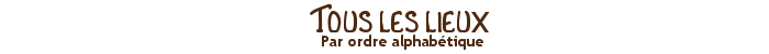 Tous les personnages